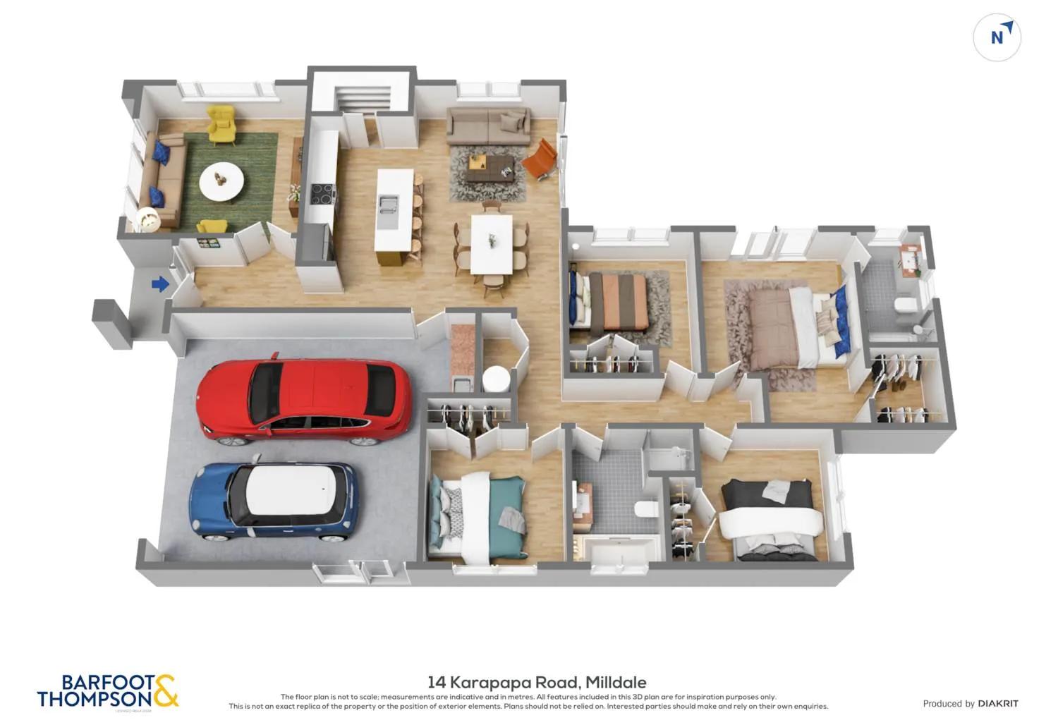 14 Karapapa Road, Floor Plan