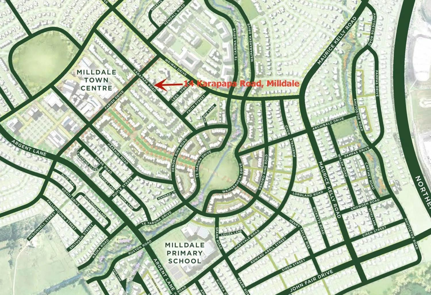 14 Karapapa Road, Location