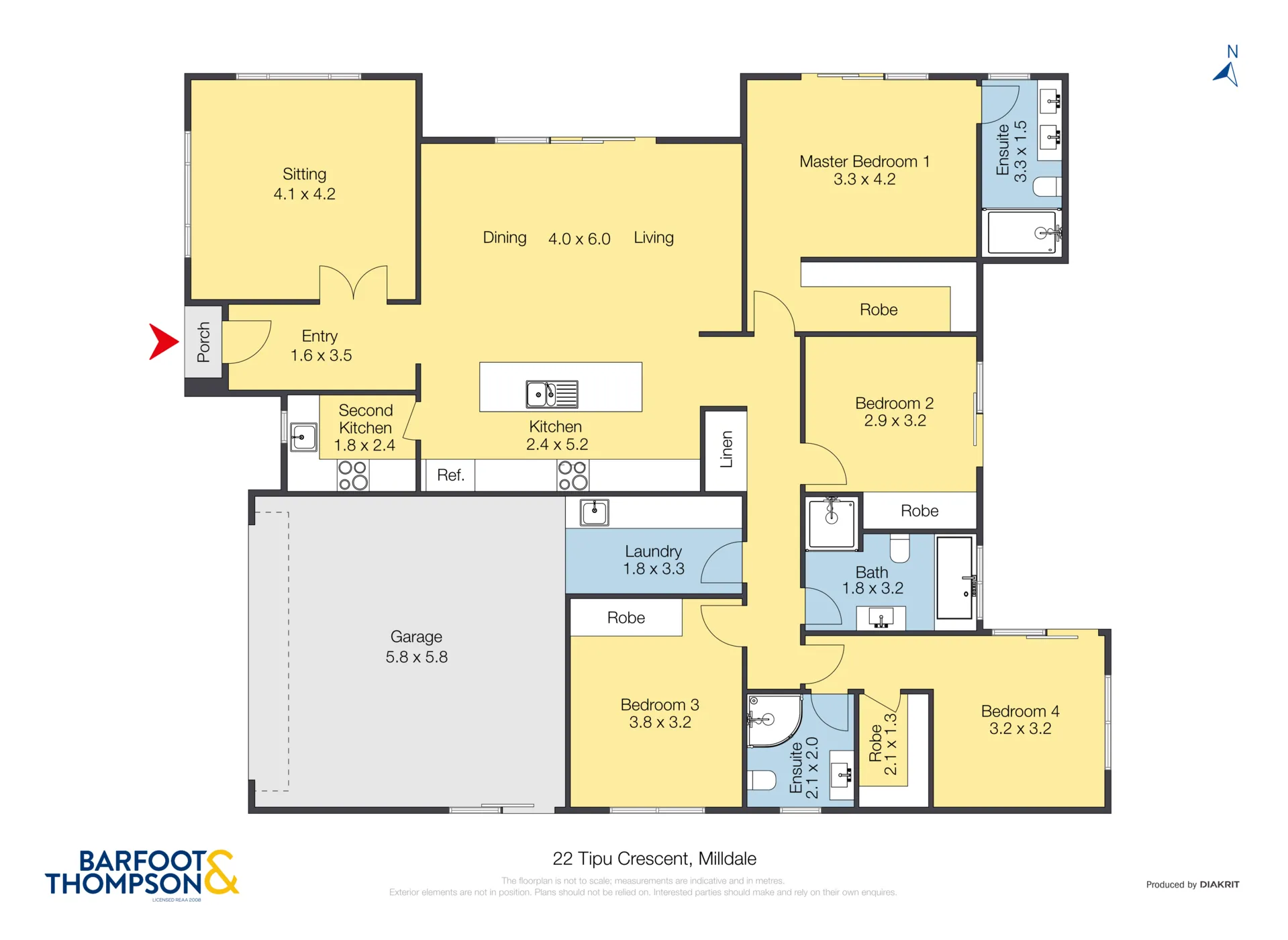 22 Tipu Crescent floor plan